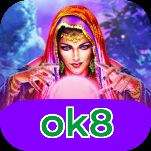 Números do app ok8 em material de marketing — ilustração, não auditoria